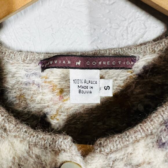 Peruvian Connection Alpaca Sweater Knit Long Sleeve - S - Picture 4 of 7